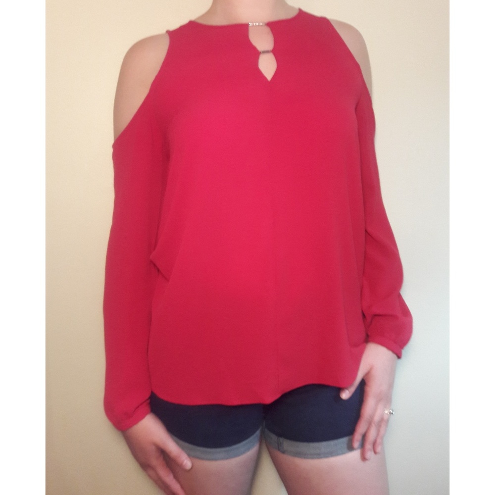 3/$20 Michael Kors Cold Shoulder Blouse